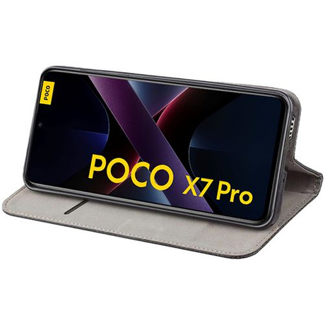 Etui do Xiaomi Poco X7 Pro 5G SMART MAGNET CASE + 2X SZKŁO HARTOWANE
