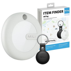 MiLi LOKALIZATOR GPS TRACKER AIRTAG DO AUTA KLUCZY APPLE FIND MY + ETUI