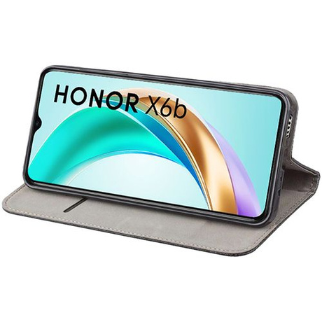 Etui do Honor X6b SMART MAGNET CASE + 2X SZKŁO HARTOWANE