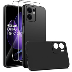Etui SOFT MATT CASE do Oppo Reno 13F 5G / 13 FS 5G + 2X SZKŁO HARTOWANE 9H