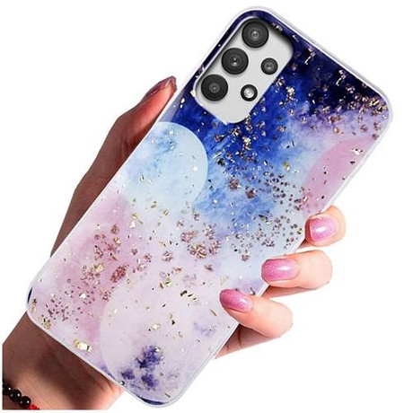 Etui do Samsung Galaxy A33 5G GOLD CASE + SZKŁO HARTOWANE