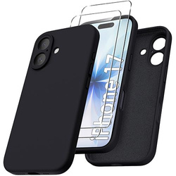 Etui do iPhone 17 SILICONE CASE + 2x SZKŁO SZYBKA