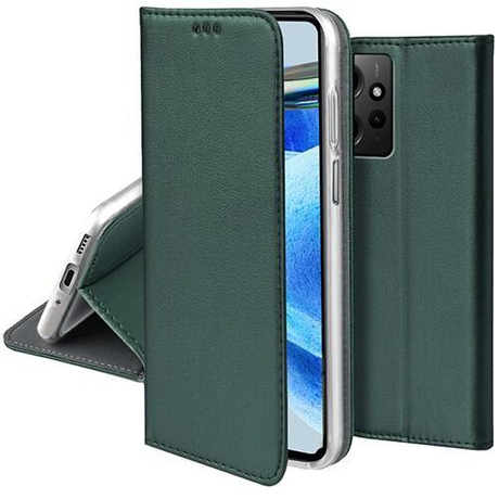Etui do Xiaomi Redmi Note 12 4G skórzane magnetyczne z klapką + SZKŁO HARTOWANE