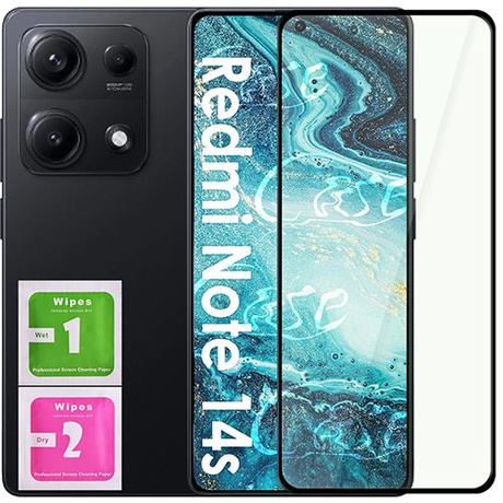 SZKŁO HARTOWANE 5D do Xiaomi Redmi Note 14s szybka na cały ekran 