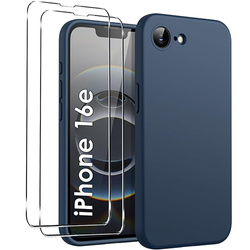 Etui SOFT MATT CASE do iPhone 16e + 2X SZKŁO HARTOWANE 9H