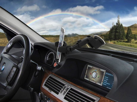 Uchwyt samochodowy teleskopowy na szybę kokpit