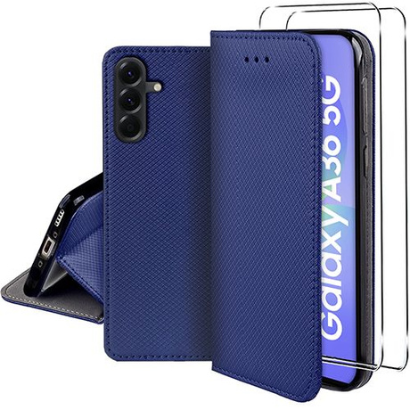 Etui do Samsung Galaxy A36 5G SMART MAGNET CASE + 2X SZKŁO HARTOWANE