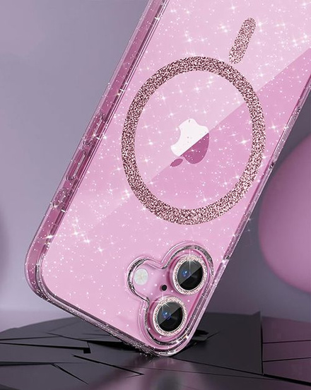 Etui do iPhone 17 do Magsafe Clear Shine  + SZKŁO HARTOWANE 5D