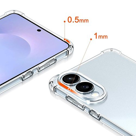 Etui do Samsung Galaxy S25 Edge ANTI SHOCK CASE + 2x SZKŁO HARTOWANE