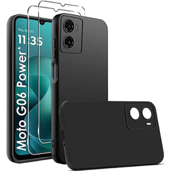 Etui SOFT MATT CASE do Motorola Moto G06 / G06 Power + 2X SZKŁO HARTOWANE 9H