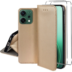 Etui do Oppo Reno 14 5G / 14 FS 5G SMART MAGNET CASE + 2X SZKŁO HARTOWANE