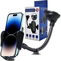 DŁUGI UCHWYT SAMOCHODOWY NA TELEFON SZYBĘ KOKPIT GIĘTKI