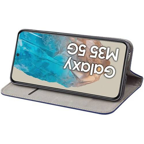 Etui do Samsung Galaxy M35 5G SMART MAGNET CASE + 2X SZKŁO HARTOWANE