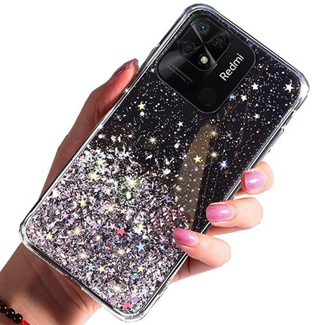 Etui do Xiaomi Redmi 10C BROKAT CASE + SZKŁO HARTOWANE