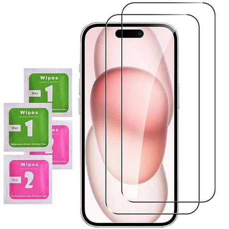 Etui do iPhone 15 BROKAT CASE + 2X SZKŁO HARTOWANE