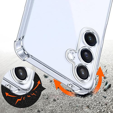 Etui do Samsung Galaxy S25 FE ANTI SHOCK CASE + 2x SZKŁO HARTOWANE