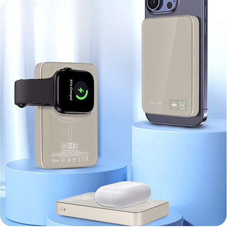 BLAVEC POWERBANK MAGNETYCZNY MAGSAFE MINI INDUKCYJNY 10000 mah DO IPHONE SAMSUNG 