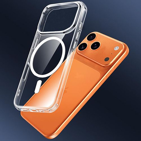 Etui do iPhone 17 Pro Max DO MAGSAFE WZMACNIANE ANTI SHOCK CLEAR CASE + 2x Szkło 9H