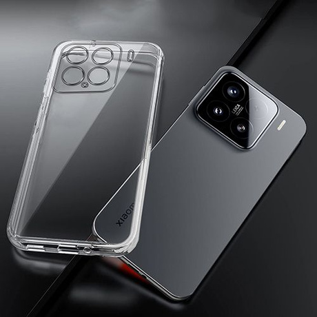 Etui do Xiaomi 15 5G WZMACNIANE 360° CLEAR CASE + 2x SZKŁO HARTOWANE