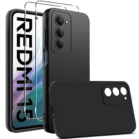 Etui SOFT MATT CASE do Xiaomi Redmi 15 4G / 5G + 2X SZKŁO HARTOWANE