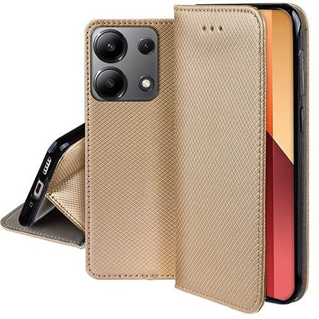 Etui do Xiaomi Redmi Note 13 Pro 4G SMART MAGNET CASE + SZKŁO HARTOWANE