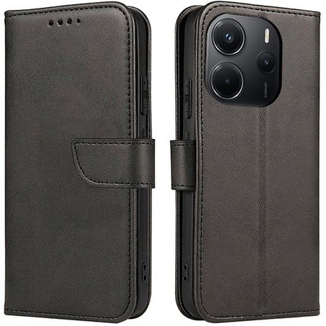 Etui do Xiaomi Redmi Note 14 5G SKÓRZANE SKIN + 2x SZKŁO HARTOWANE 9H