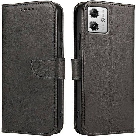 Etui do Motorola Moto G54 5G SKÓRZANE SKIN Portfel Case + SZKŁO HARTOWANE