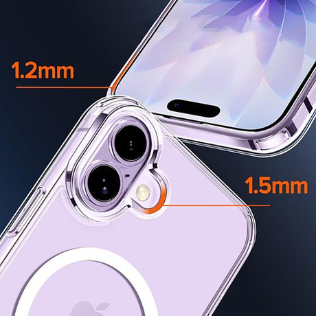 Etui do iPhone 17 DO MAGSAFE WZMACNIANE ANTI SHOCK CLEAR CASE + 2x Szkło 9H