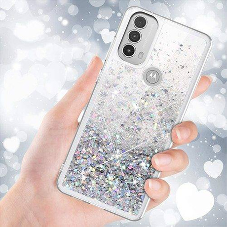 Etui do Motorola Moto E30 BROKAT LIQUID CASE + SZKŁO HARTOWANE