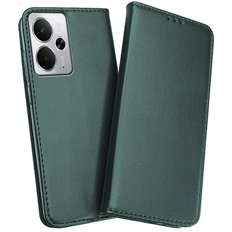 Etui do Realme 14 5G / 14T 5G skórzane magnetyczne z klapką + 2x SZKŁO HARTOWANE