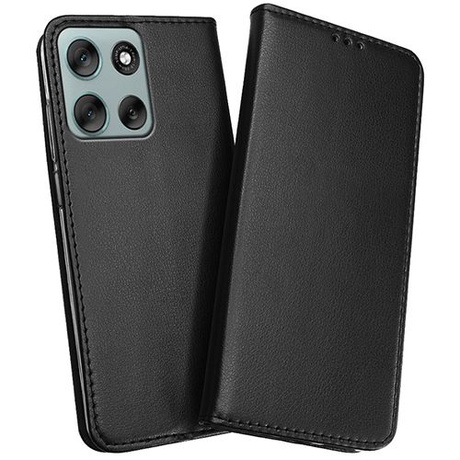 Etui do Motorola Moto G56 5G skórzane magnetyczne z klapką + 2x SZKŁO HARTOWANE