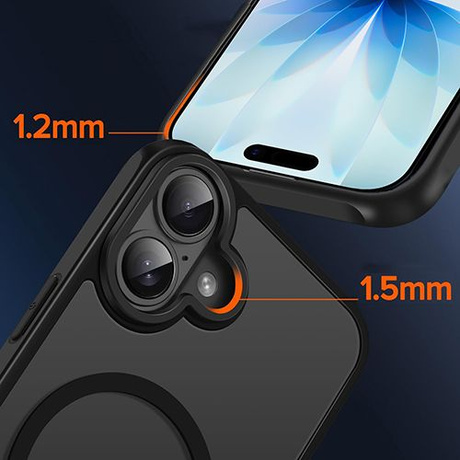 ETUI do iPhone 17 do MagSafe Magnetyczne Matowe Matt + 2x SZKŁO 9H