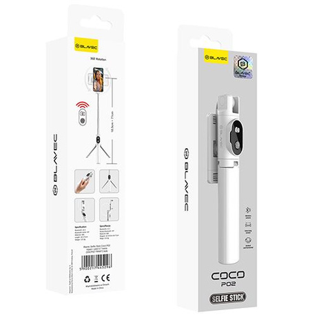 Blavec Selfie Stick Statyw Tripod Kijek do Telefonu Samsung iPhone + Pilot