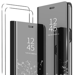 Etui do Samsung Galaxy S24 Ultra CLEAR VIEW Cover Case + 2x SZKŁO SZYBKA 9H