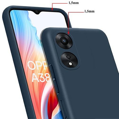 Etui SOFT MATT CASE do Oppo A18 / A38 4G + SZKŁO HARTOWANE