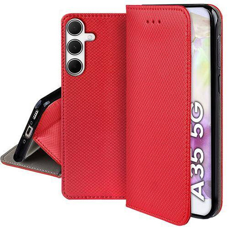 Etui do Samsung Galaxy A35 5G SMART MAGNET CASE + SZKŁO HARTOWANE