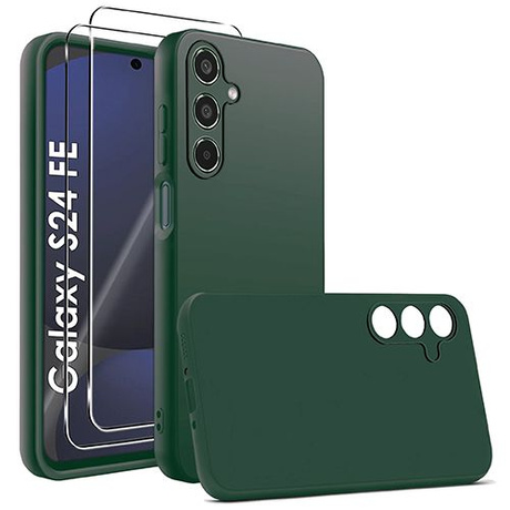 Etui SOFT MATT CASE do Samsung Galaxy S24 FE + 2x SZKŁO