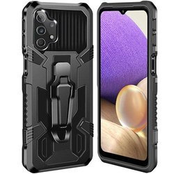 Etui do Samsung Galaxy A32 4G CASE PANCERNE TANK + SZKŁO HARTOWANE