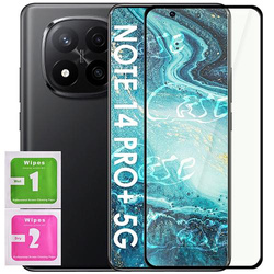SZKŁO HARTOWANE 5D do Xiaomi Redmi Note 14 Pro Plus 5G / Poco X7 5G szybka na cały ekran