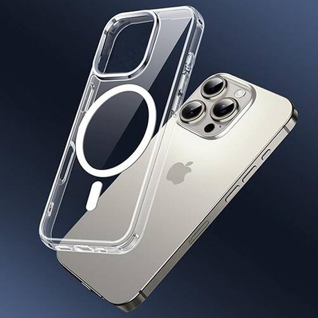 ETUI do iPhone 16 Pro MagSafe Silicone Case + SZKŁO HARTOWANE 5D na cały ekran