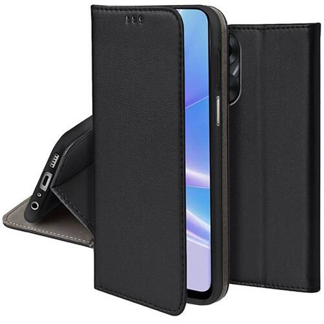 Etui do Oppo A78 5G / A58 5G skórzane magnetyczne z klapką + SZKŁO HARTOWANE