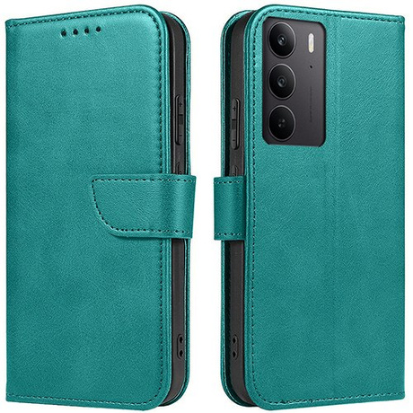 Etui do Realme C75 / Realme 14X 5G SKÓRZANE SKIN + 2x SZKŁO HARTOWANE 9H