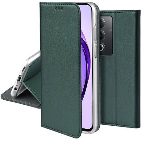 Etui do Oppo A80 5G skórzane magnetyczne z klapką + SZKŁO HARTOWANE