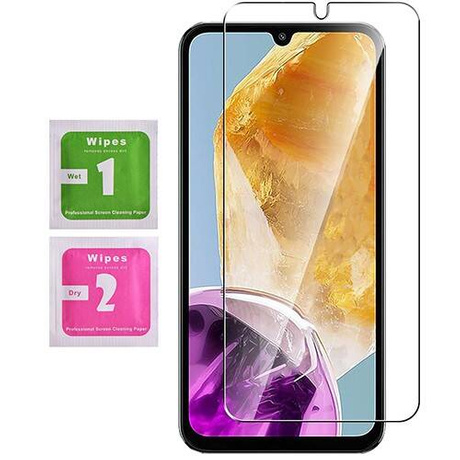 Etui SKÓRZANE do Samsung Galaxy M15 5G wzory PORTFEL + SZKŁO