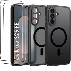 ETUI do Samsung Galaxy S25 FE MAGSAFE MATOWE CASE + 2x SZKŁO HARTOWANE