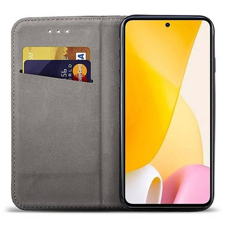 Etui do Xiaomi 12 Lite SMART MAGNET CASE + SZKŁO HARTOWANE