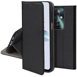 Etui do Oppo Reno 11F 5G skórzane magnetyczne z klapką + SZKŁO HARTOWANE