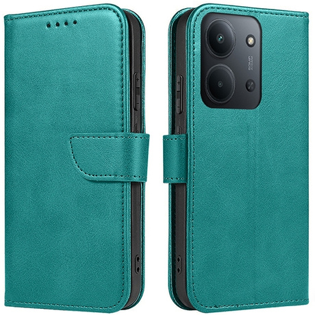 Etui do Xiaomi Redmi 15C 4G / 5G SKÓRZANE SKIN + 2x SZKŁO HARTOWANE 9H