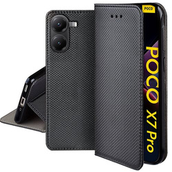 Etui do Xiaomi Poco X7 Pro 5G SMART MAGNET CASE + 2X SZKŁO HARTOWANE