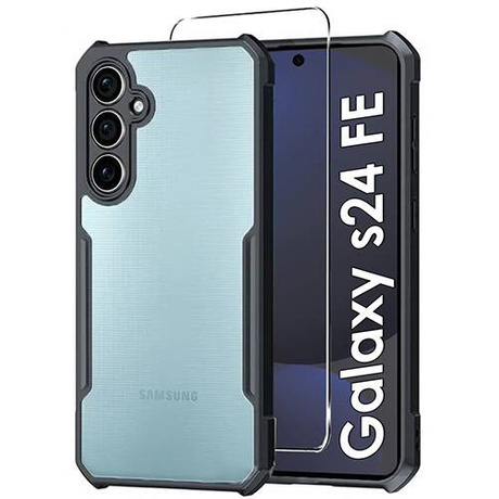 ETUI do Samsung Galaxy S24 FE WZMACNIANE 360° SHOCK CASE + SZKŁO